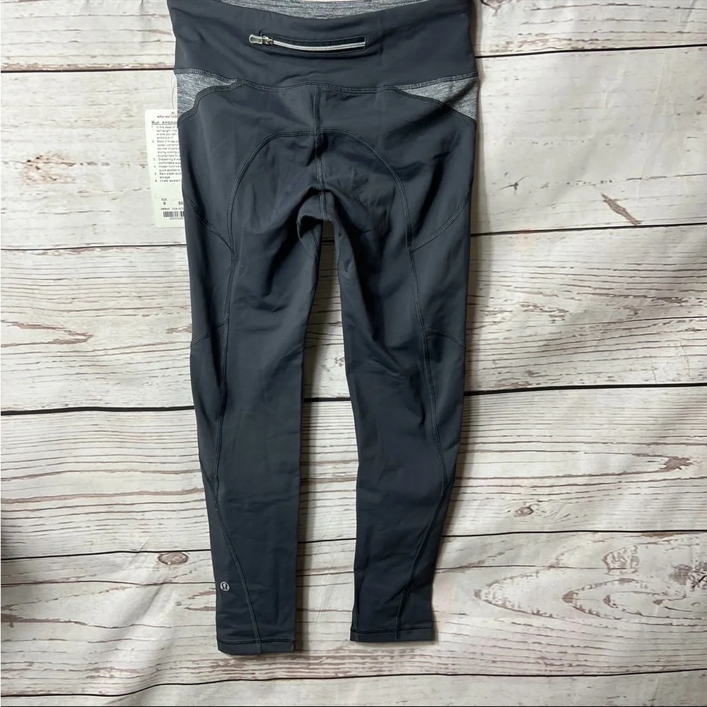 NWT Lululemon Run Ambition Crop Leggings
